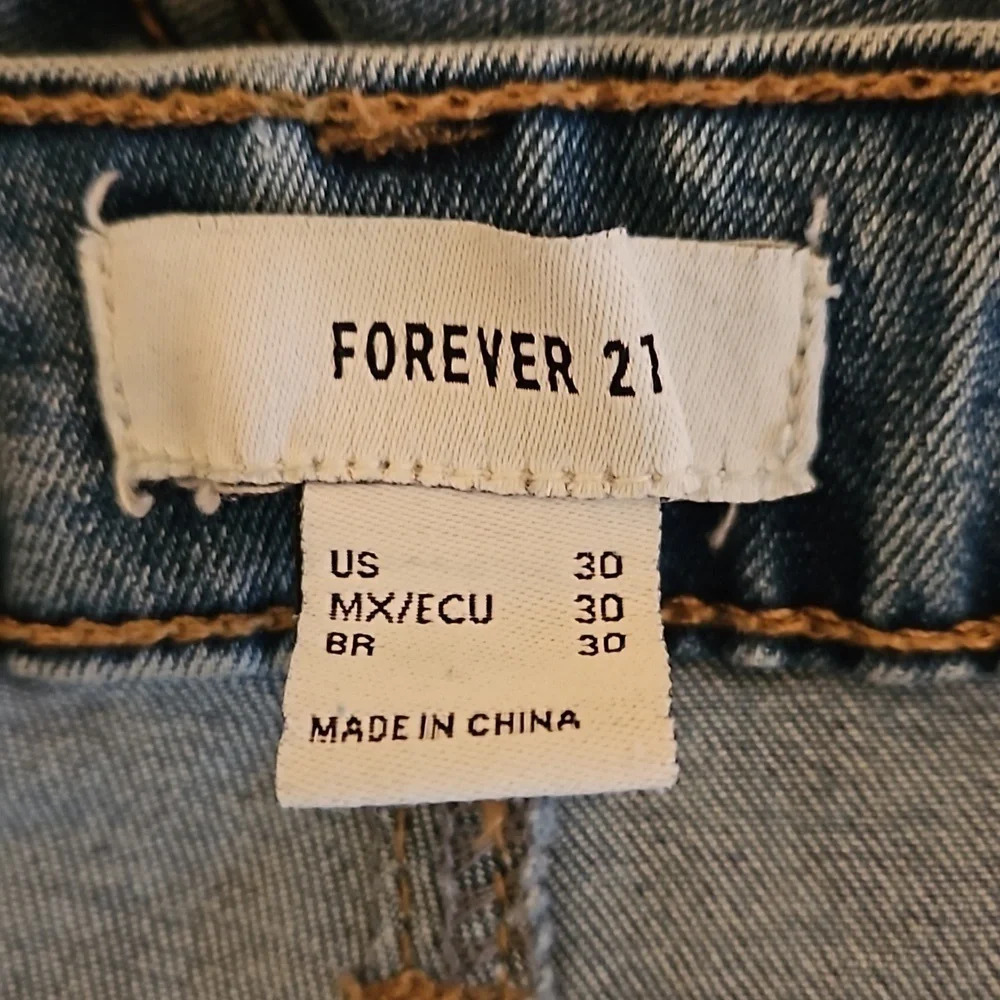 Forever 21 skinny Jean size 30 women jeans boyfriend blue jeans streetwear retro - Picture 15 of 16
